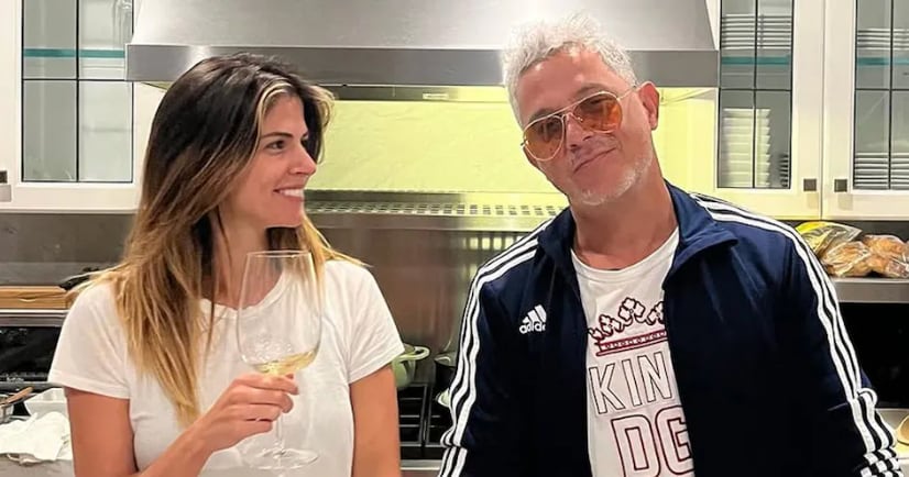 Alejandro Sanz y Stephanie Cayo